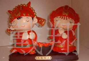 天长地久 婚庆娃娃树脂工艺品大号 爱意与匠心的永恒见证